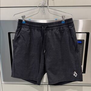 Volcom Men's Charcoal Athletic Shorts
